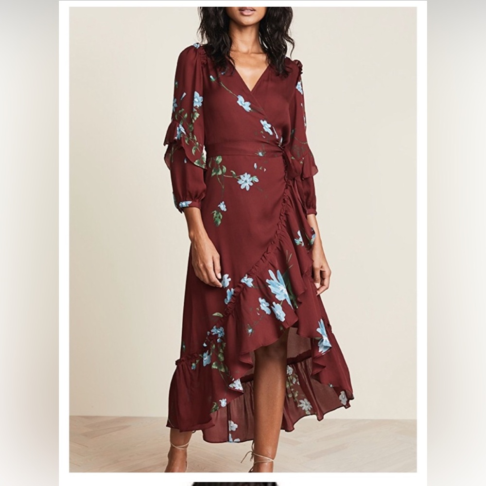 Joie Anawrette Floral Wrap Dress
